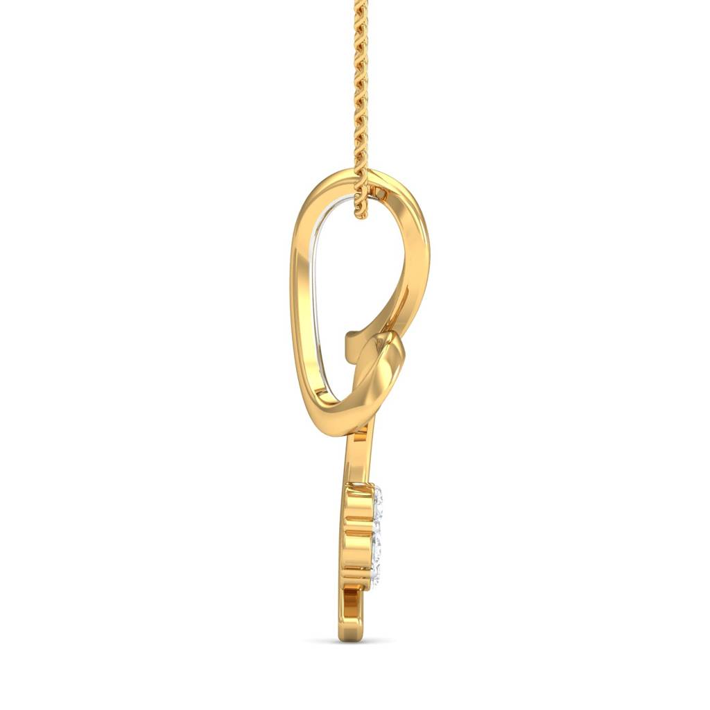 KuberBox 18K Yellow Gold Flotis Pendant