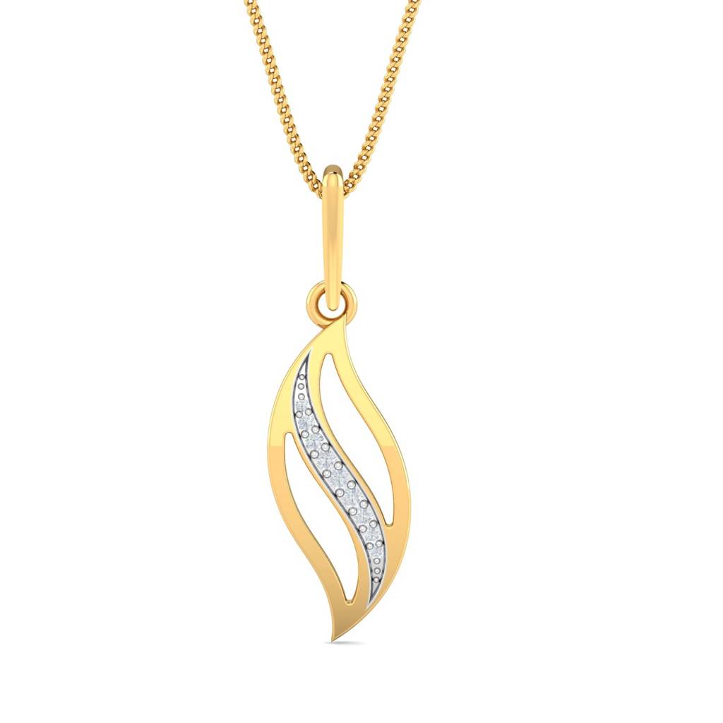 KuberBox 18K Yellow Gold Flavia Pendant