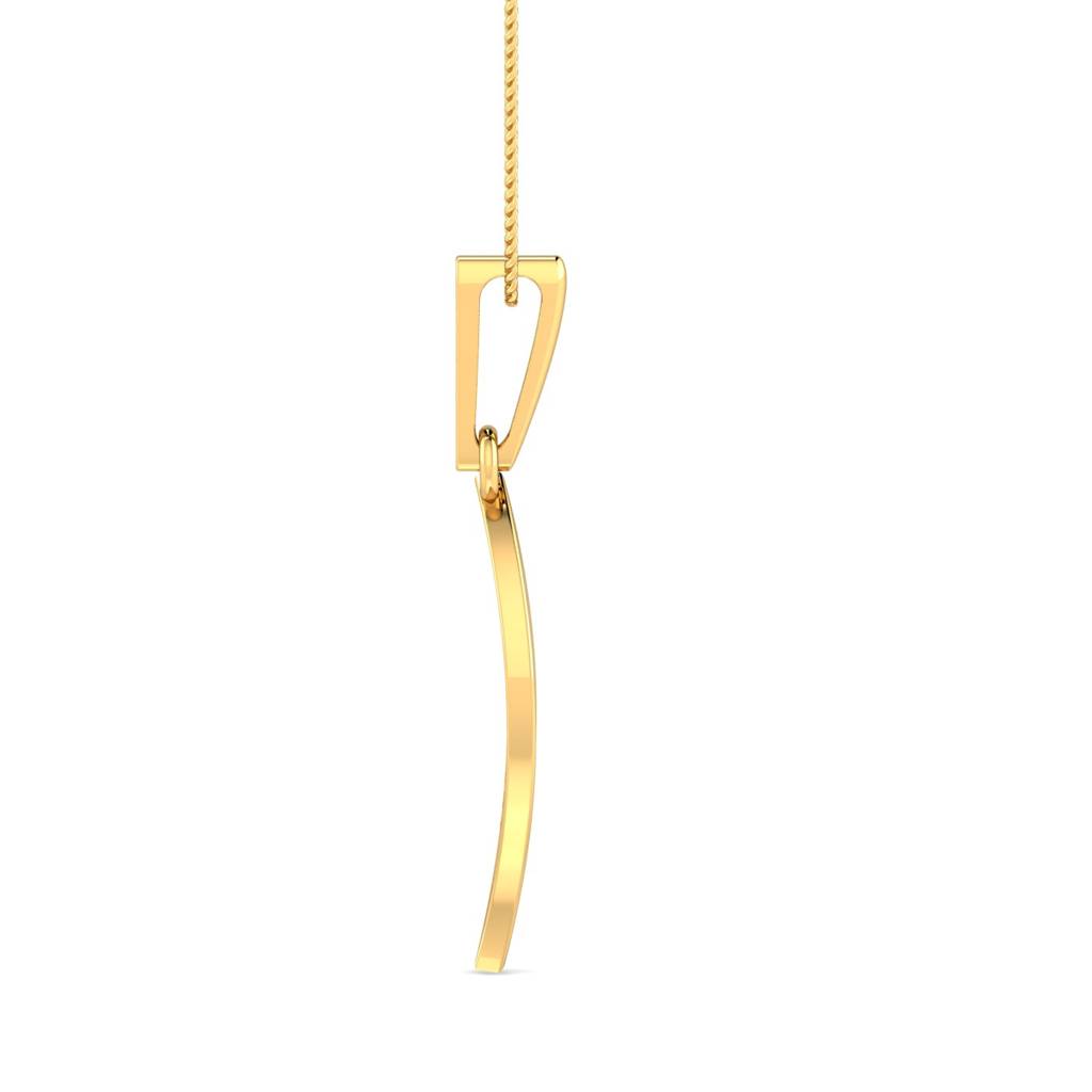 KuberBox 18K Yellow Gold Flavia Pendant