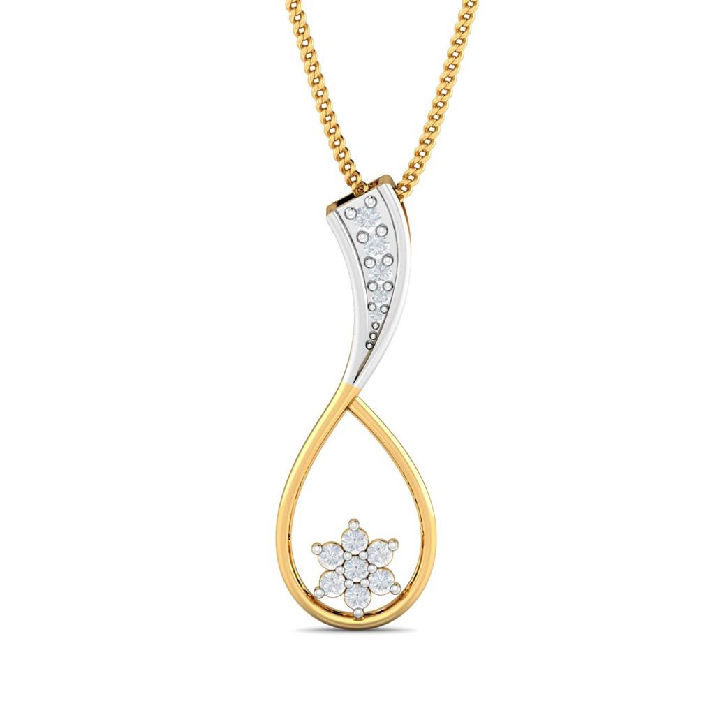 KuberBox 18K Yellow Gold Anouk Pendant