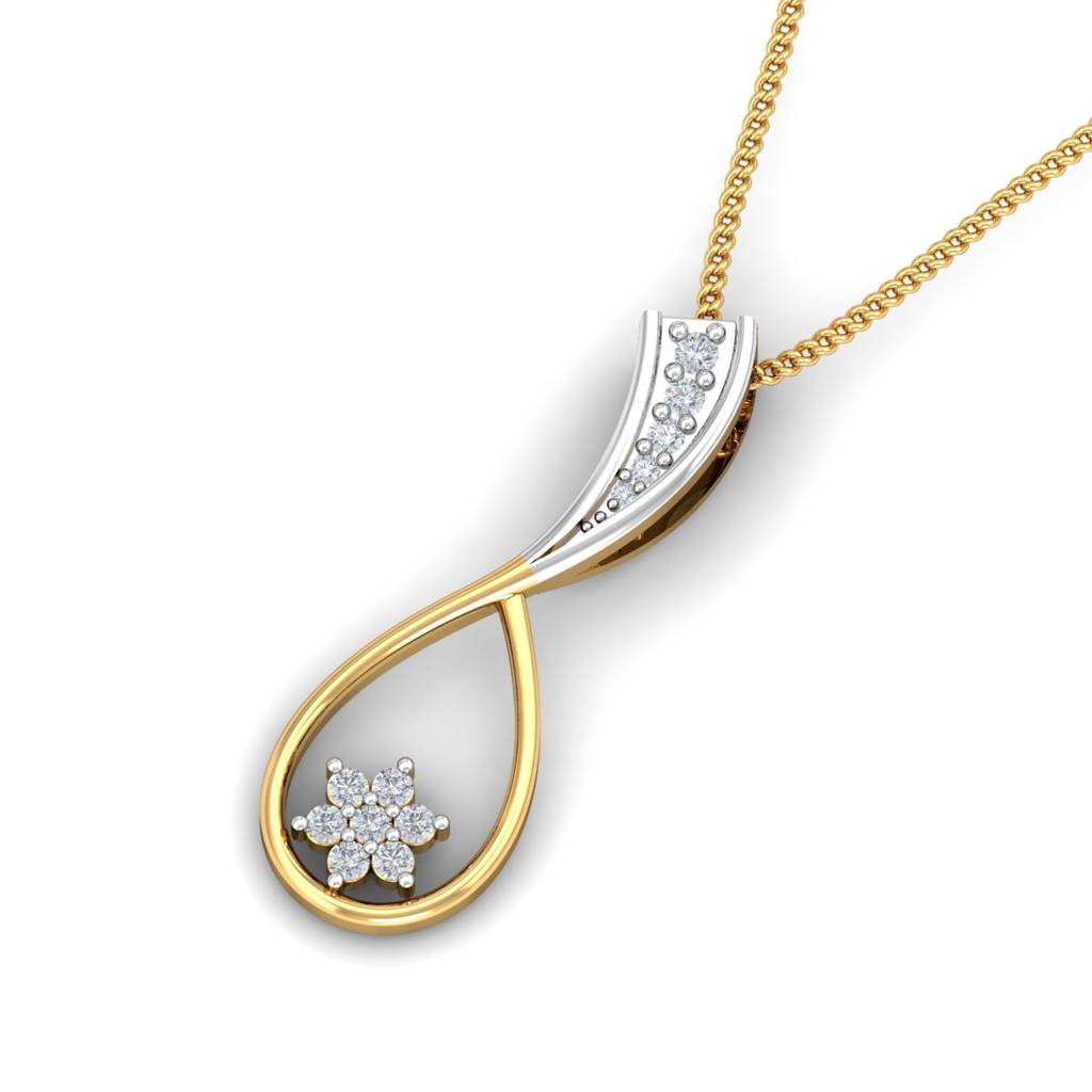 KuberBox 18K Yellow Gold Anouk Pendant