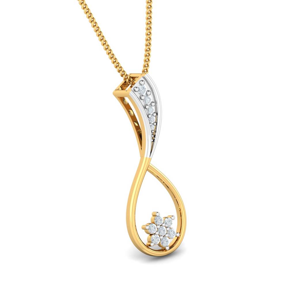 KuberBox 18K Yellow Gold Anouk Pendant