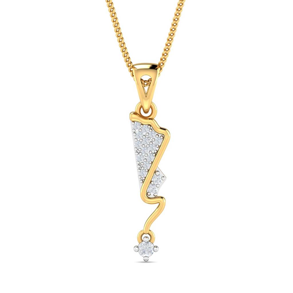 KuberBox 18K Yellow Gold Elisheva Pendant