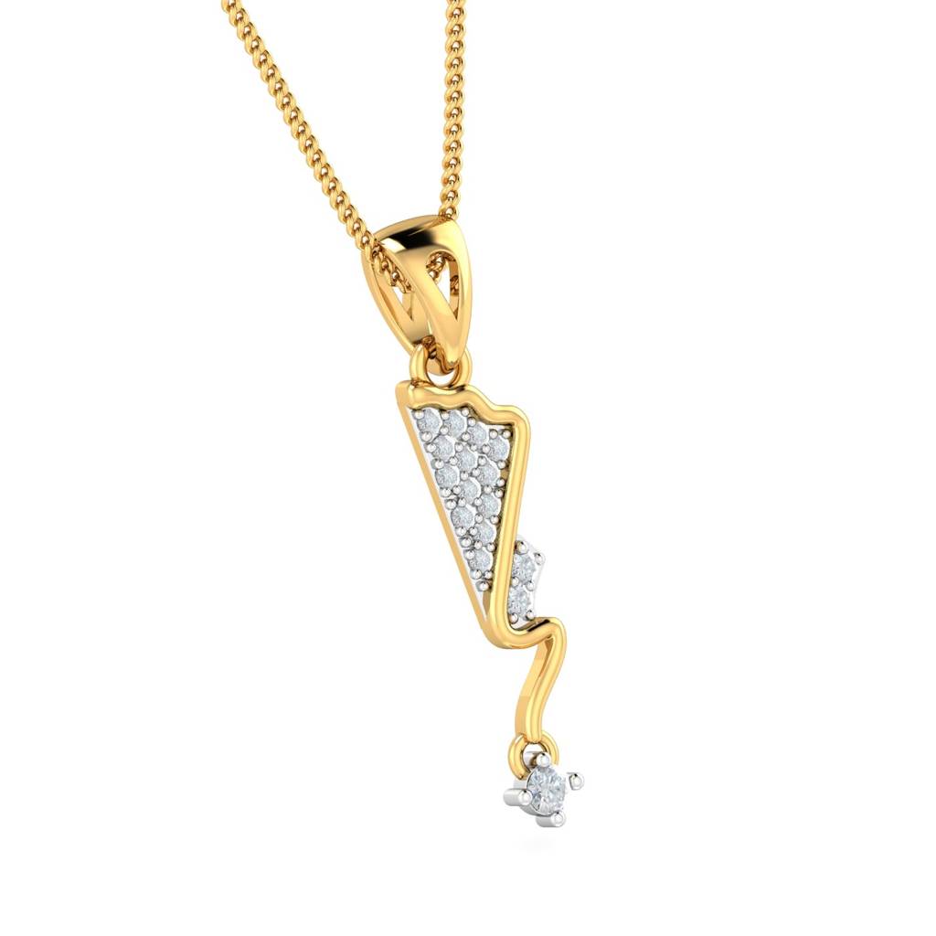 KuberBox 18K Yellow Gold Elisheva Pendant
