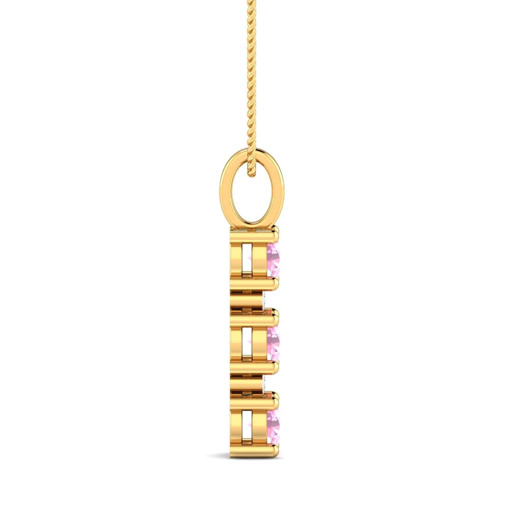 KuberBox 18K Yellow Gold Aneta Tourmaline Pendant