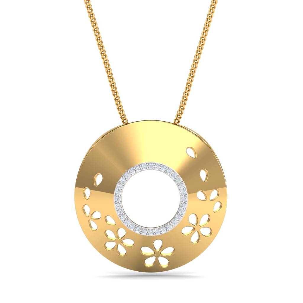 KuberBox 18K Yellow Gold Aleksandra Pendant