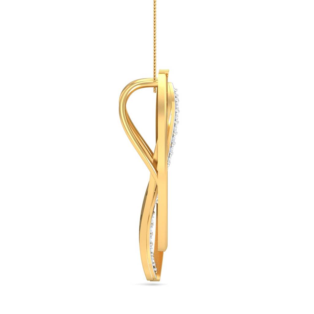 KuberBox 18K Yellow Gold Danna Enamel Pendant