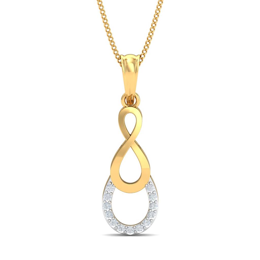 KuberBox 18K Yellow Gold Abimbola Pendant