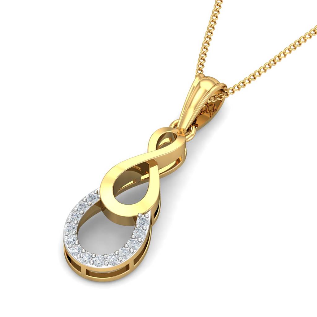 KuberBox 18K Yellow Gold Abimbola Pendant