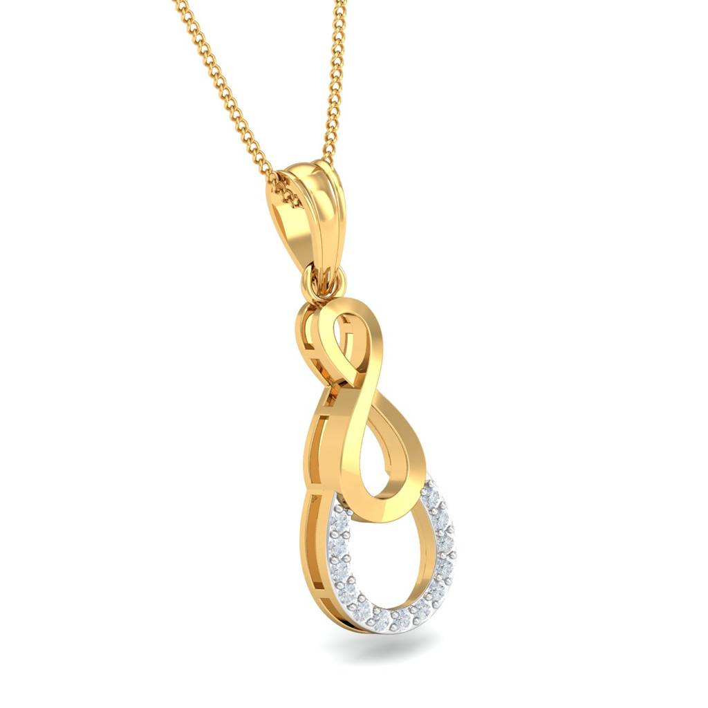 KuberBox 18K Yellow Gold Abimbola Pendant