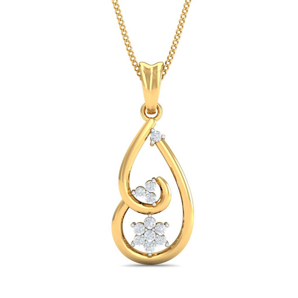 KuberBox 18K Yellow Gold Adebowale Pendant