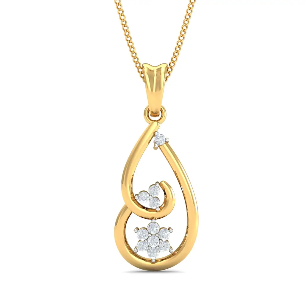 KuberBox 18K Yellow Gold Adebowale Pendant | KuberBox 18K Yellow Gold ...