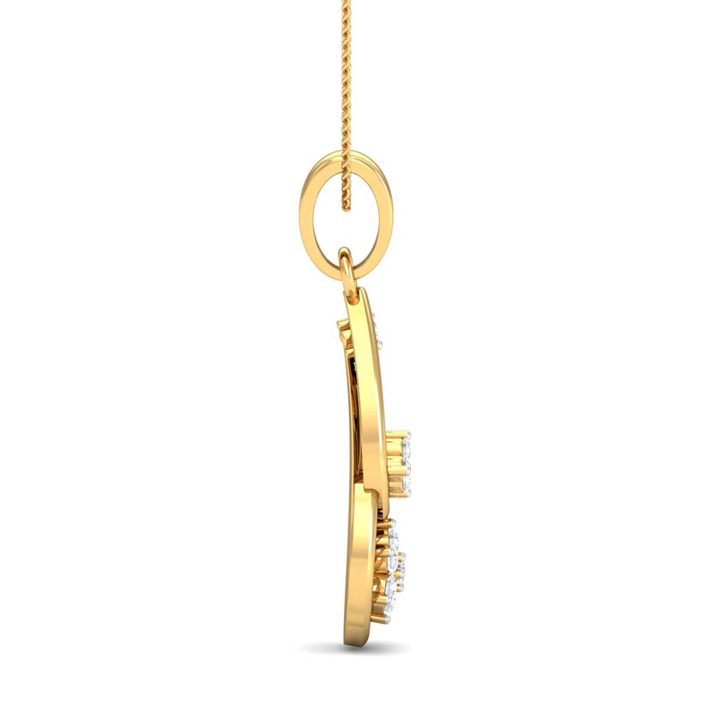 KuberBox 18K Yellow Gold Adebowale Pendant