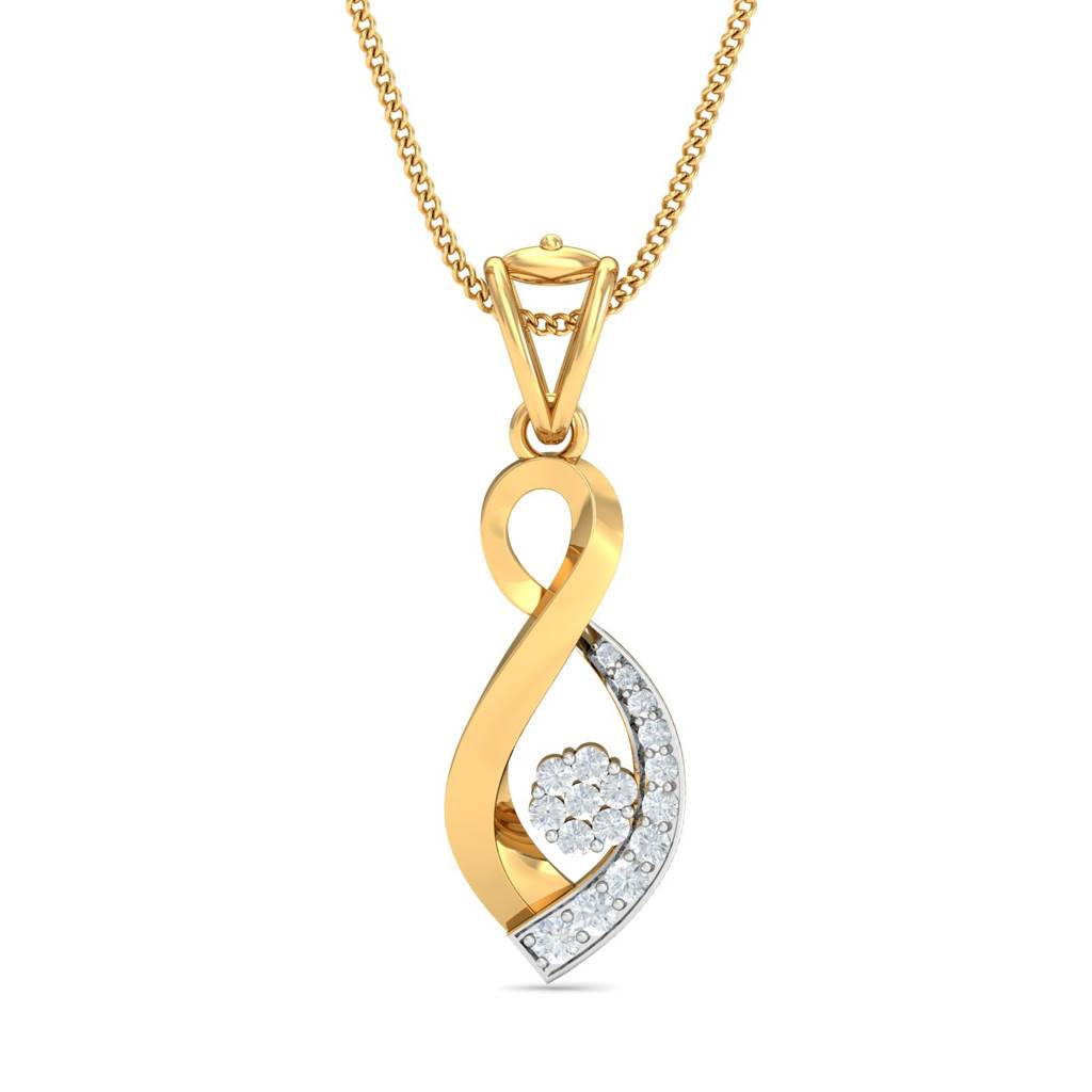 KuberBox 18K Yellow Gold Akachi Pendant