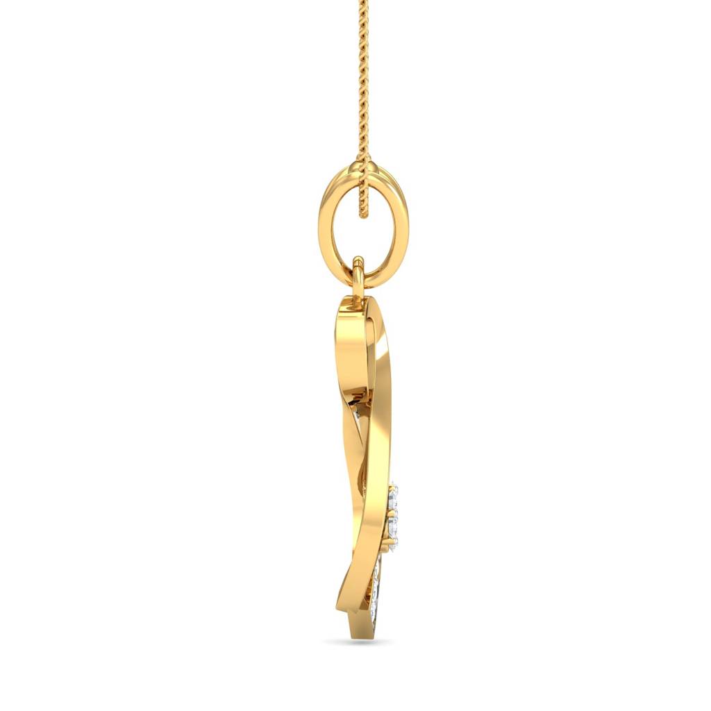 KuberBox 18K Yellow Gold Akachi Pendant