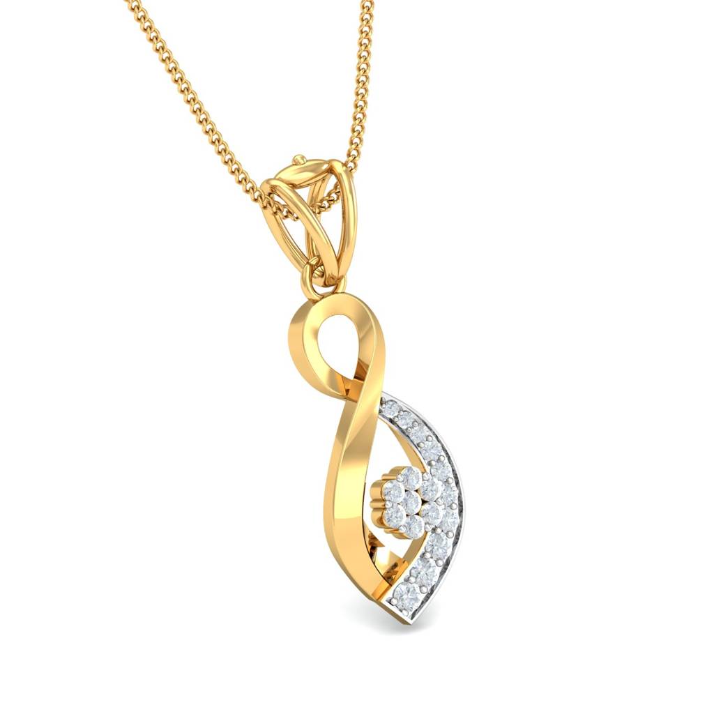 KuberBox 18K Yellow Gold Akachi Pendant