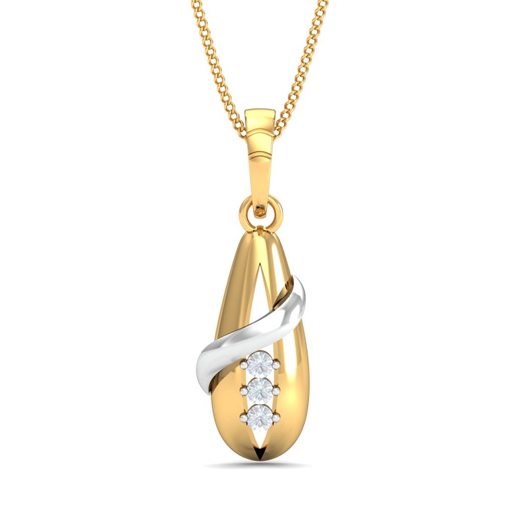 KuberBox 18K Yellow Gold Akinyi Pendant