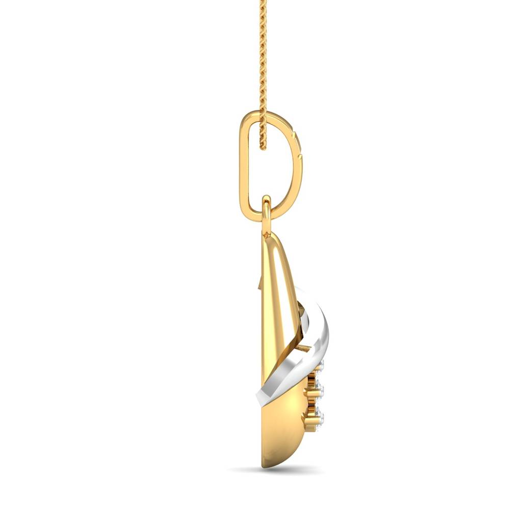 KuberBox 18K Yellow Gold Akinyi Pendant