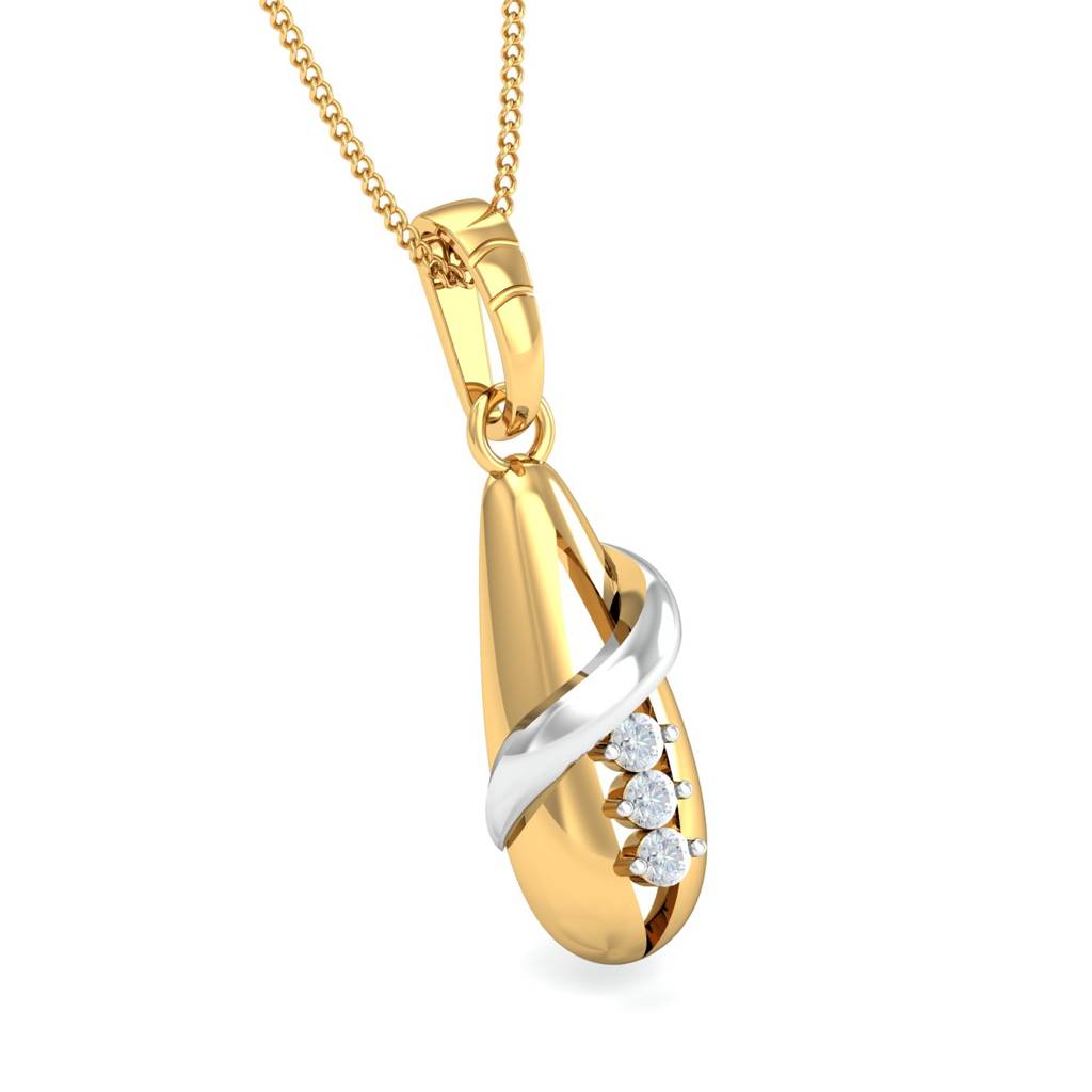 KuberBox 18K Yellow Gold Akinyi Pendant