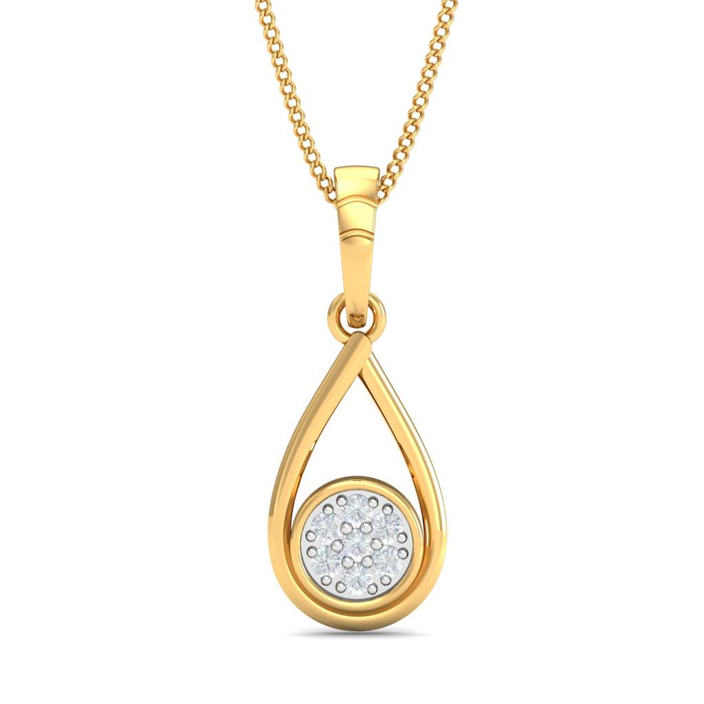 KuberBox 18K Yellow Gold Desta Pendant