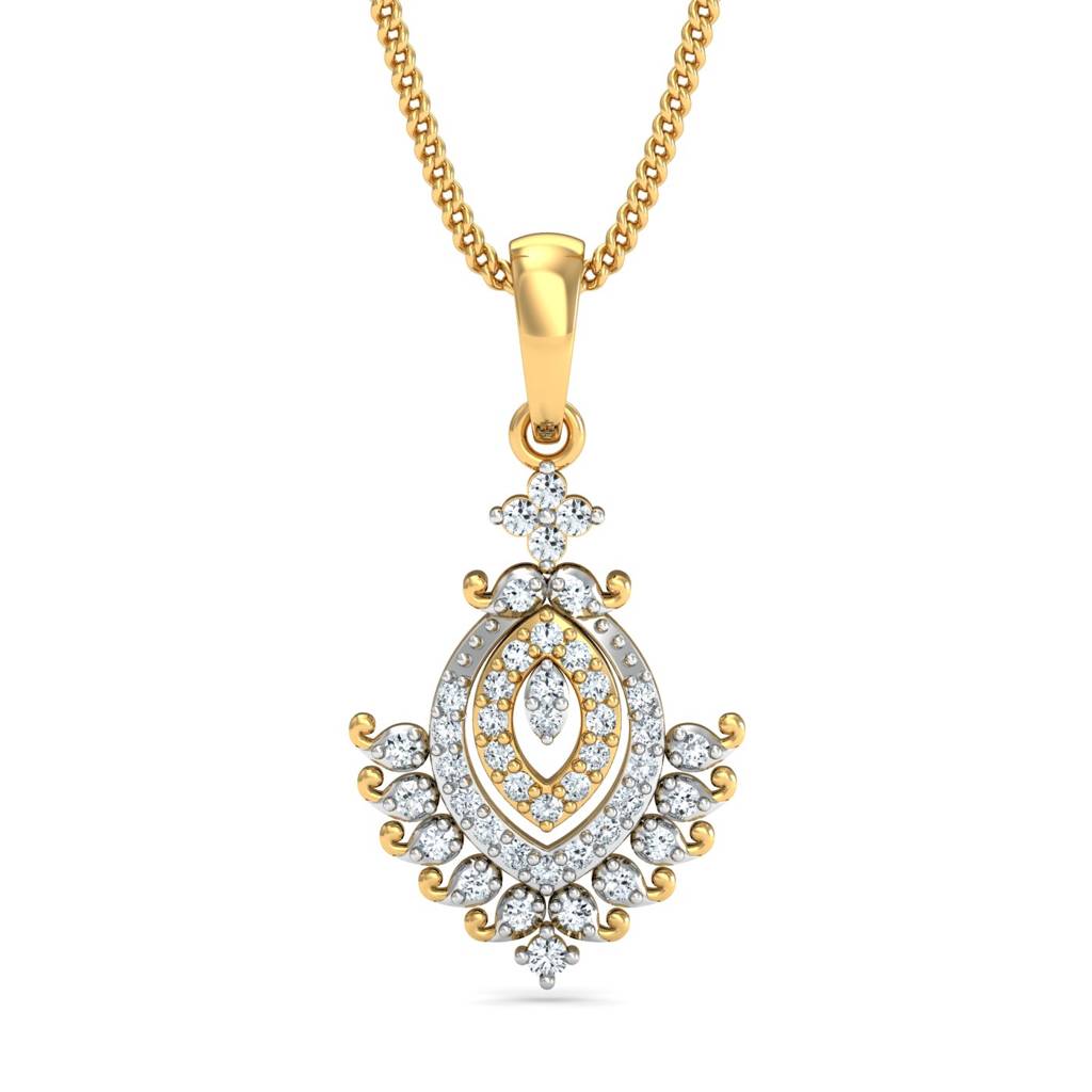 KuberBox 18K Yellow Gold Cautivadora Pendant