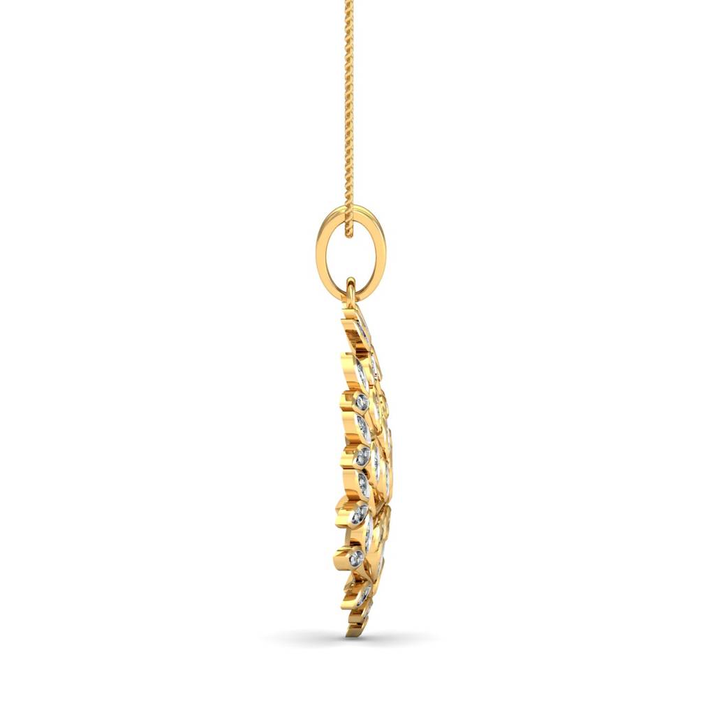 KuberBox 18K Yellow Gold The Tree Pendant