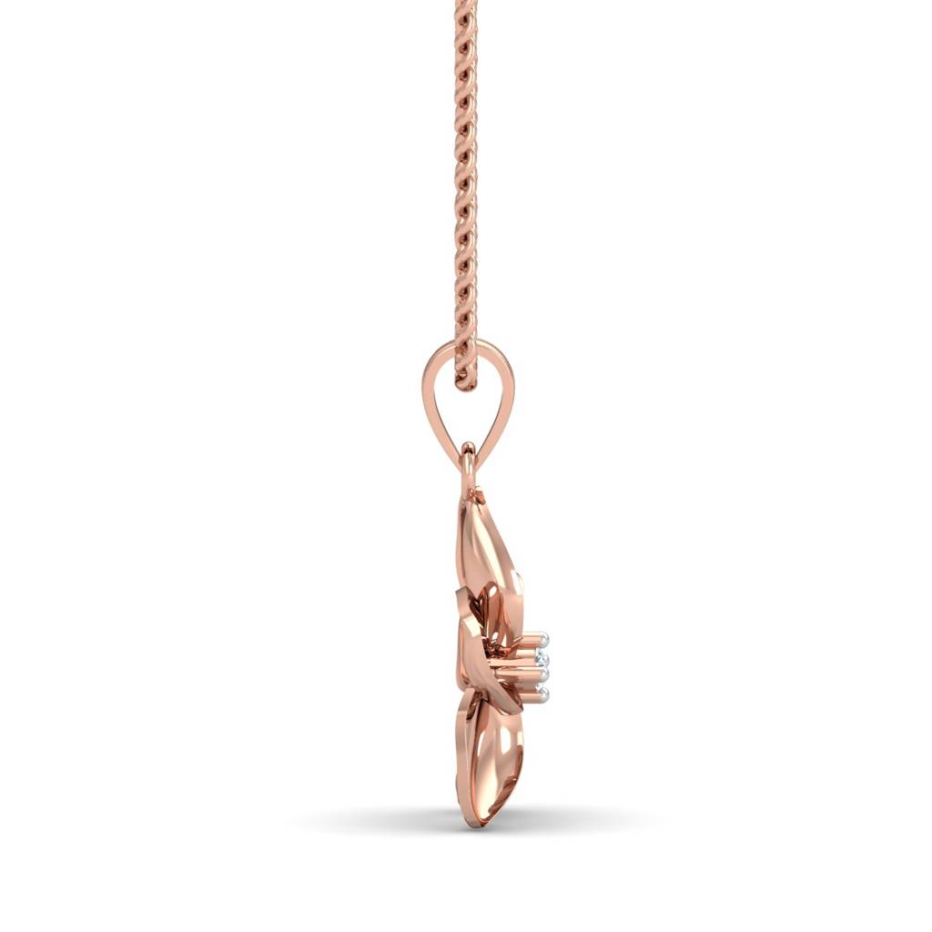 KuberBox 18K Rose Gold Ziris Pendant