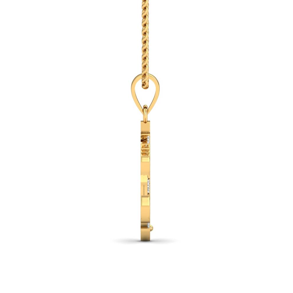 KuberBox 18K Yellow Gold All Religion Pendant