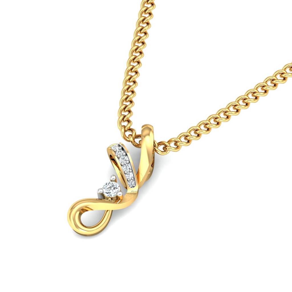 KuberBox 18K Yellow Gold Quotidian Pendant