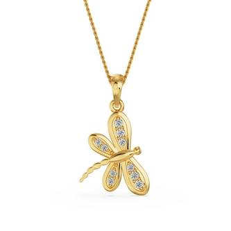 Butterfly Diamond Pendant : P527