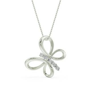 Diamond Butterfly Dream Pendant : P550