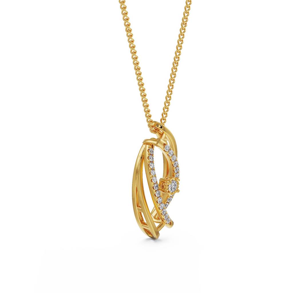 Classic Evil Eye Diamond Pendant