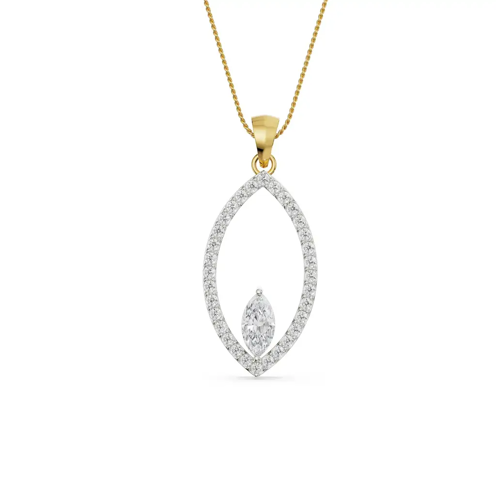 Marquise Diamond Pendant : P637