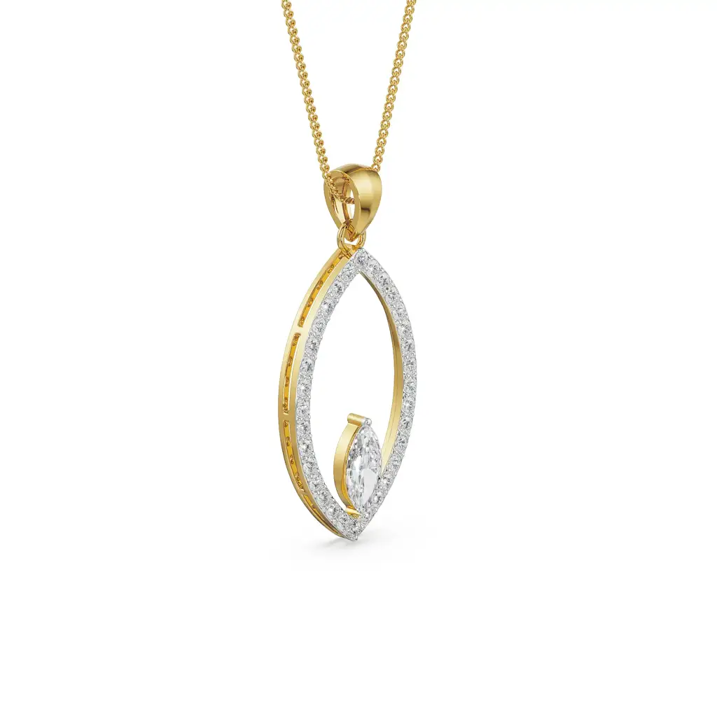 Marquise Diamond Pendant : P637