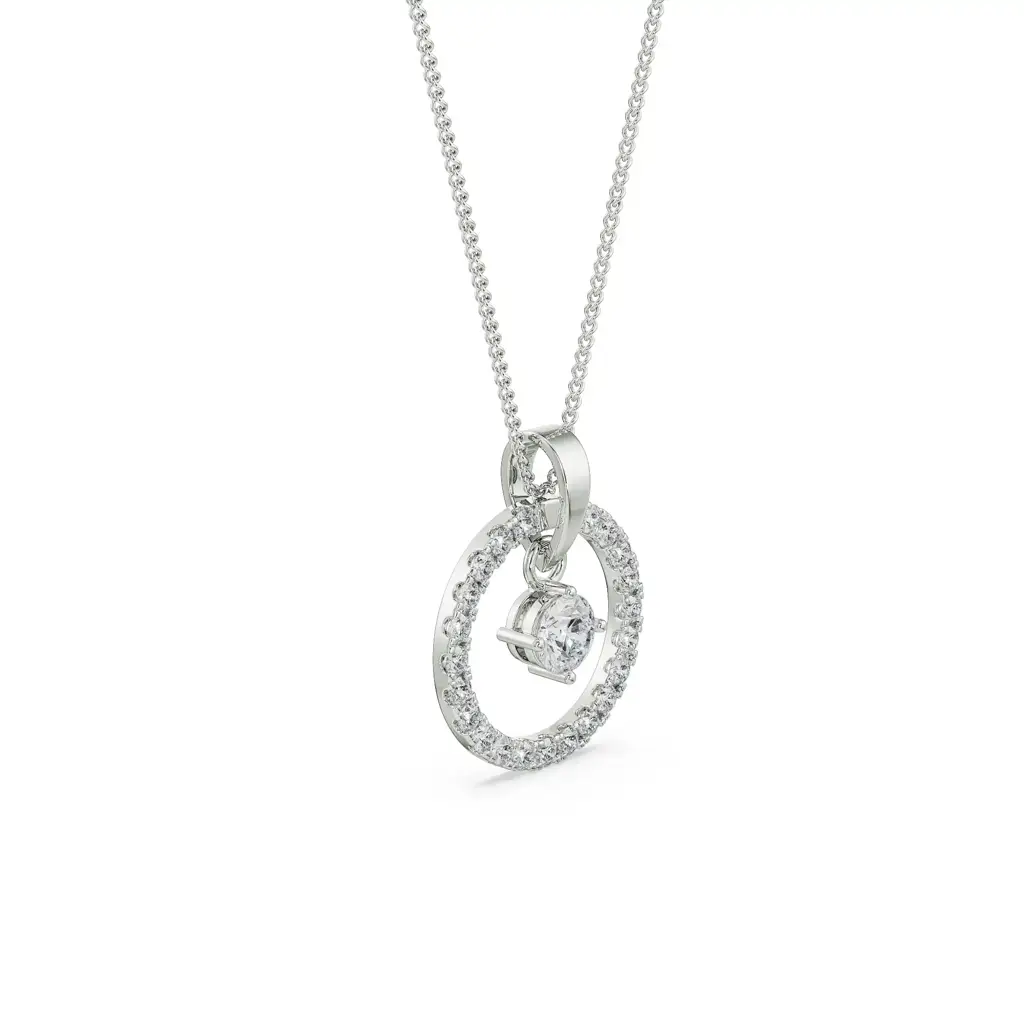 Dewy Diamond Pendant : P638