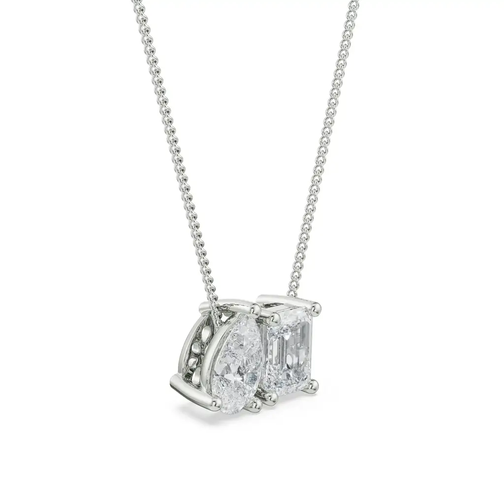 Serene Blossom Diamond Pendant : P643