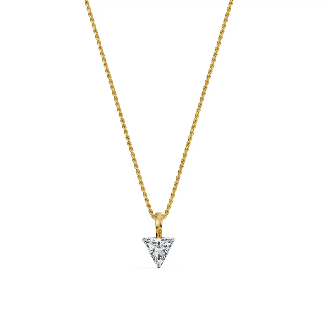 0.5 Ct Trillion Diamond Pendant : P695