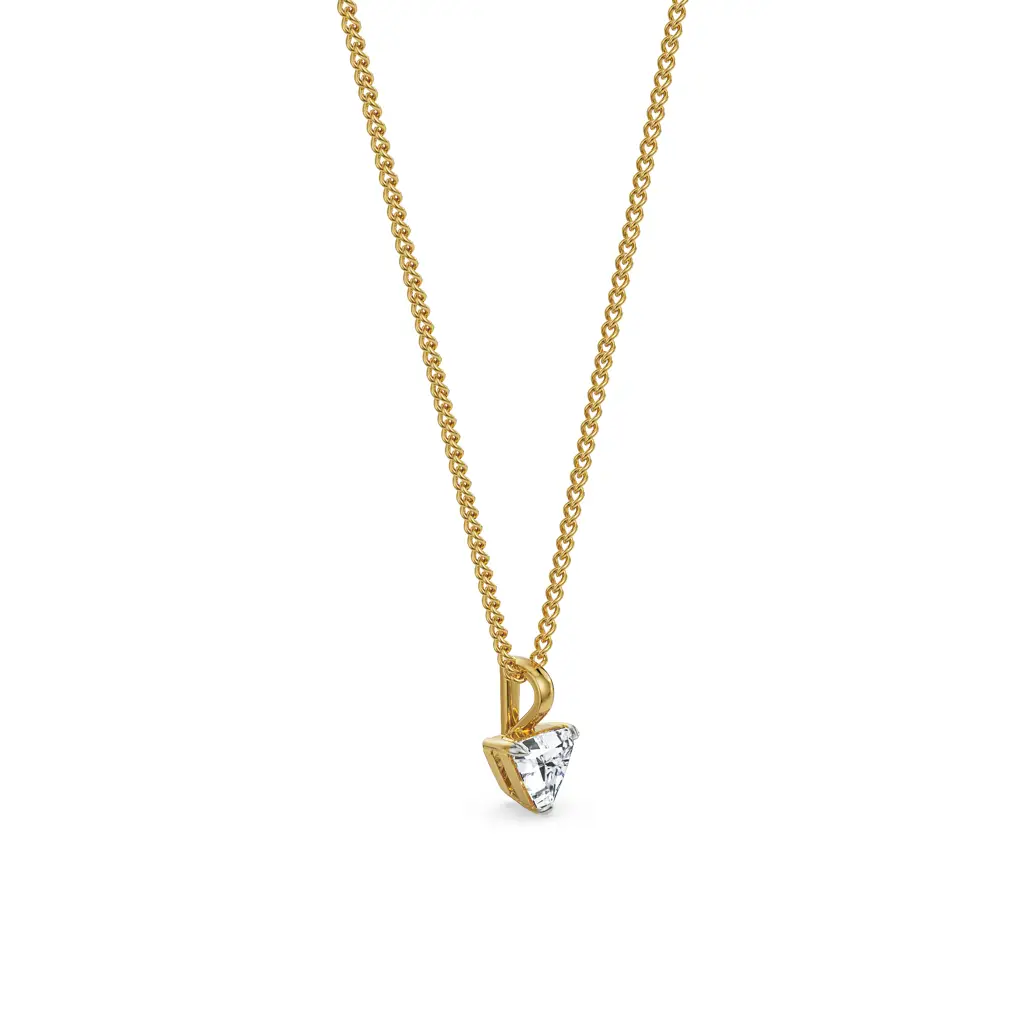 0.5 Ct Trillion Diamond Pendant : P695