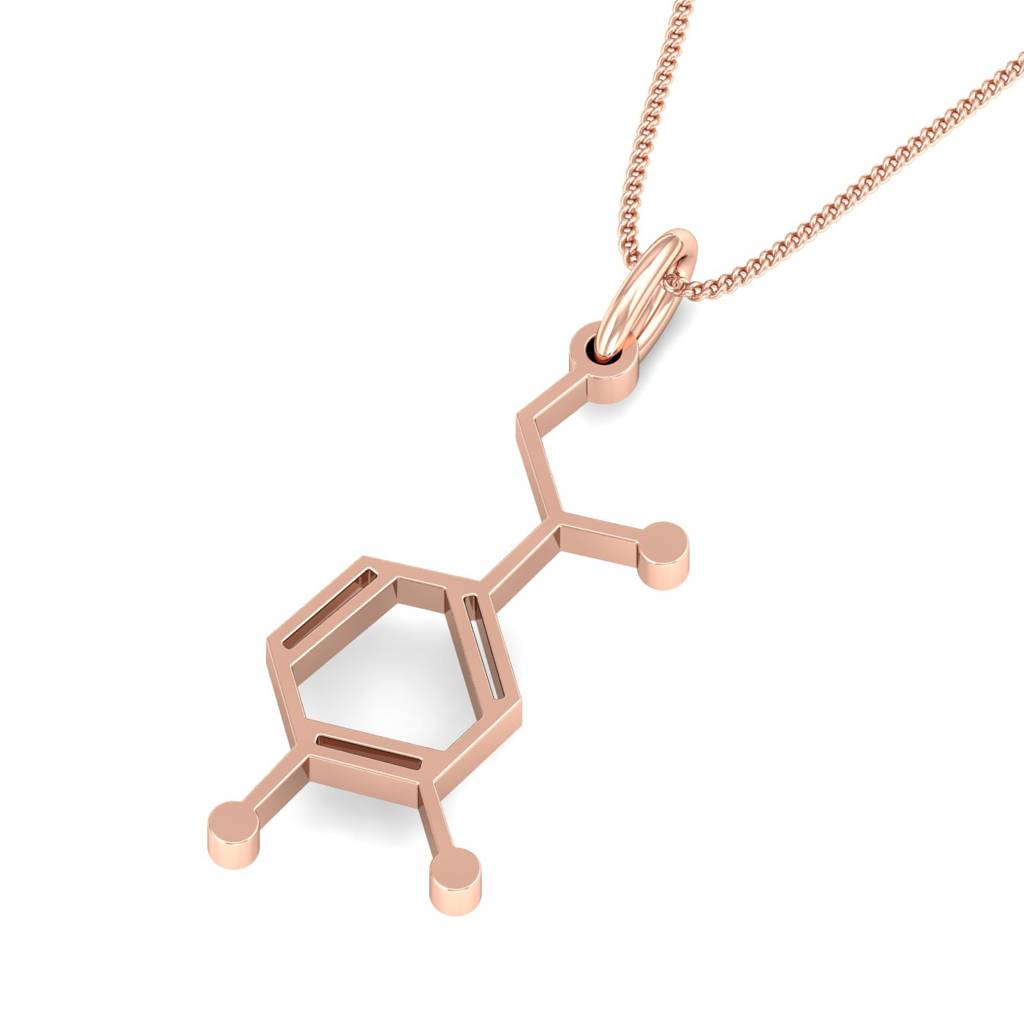 KuberBox 18K Rose Gold My Dopamine Pendant