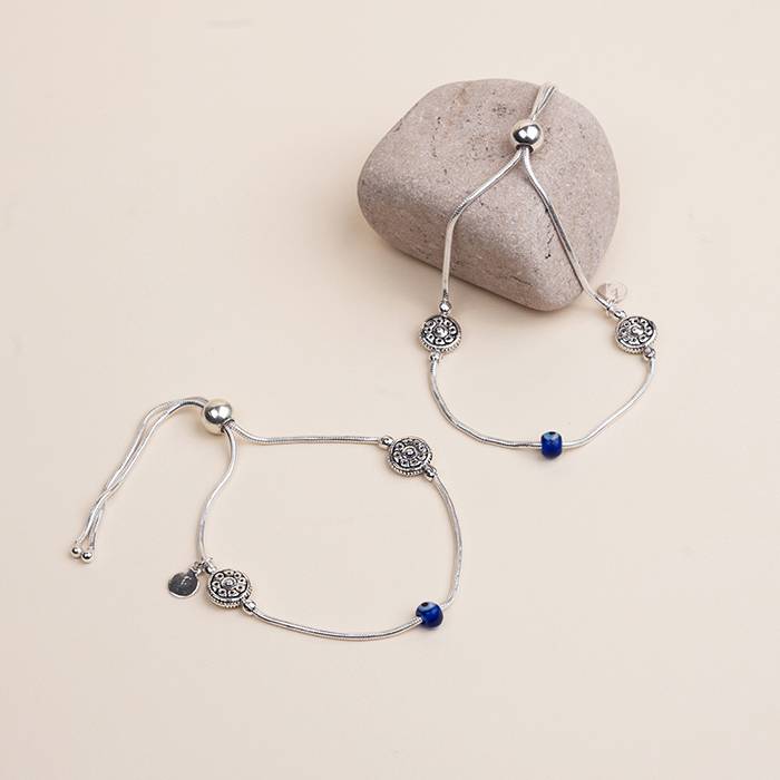 Sapphire Guardian Anklet