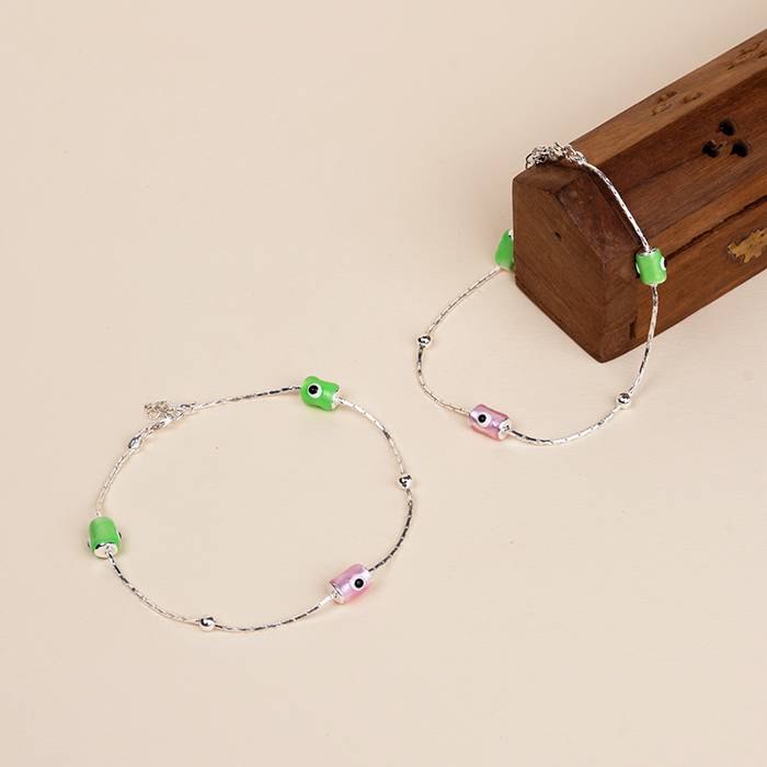 Sleek Cascade Anklet