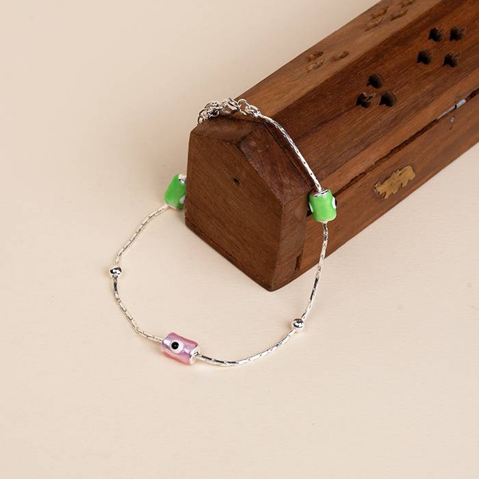 Sleek Cascade Anklet