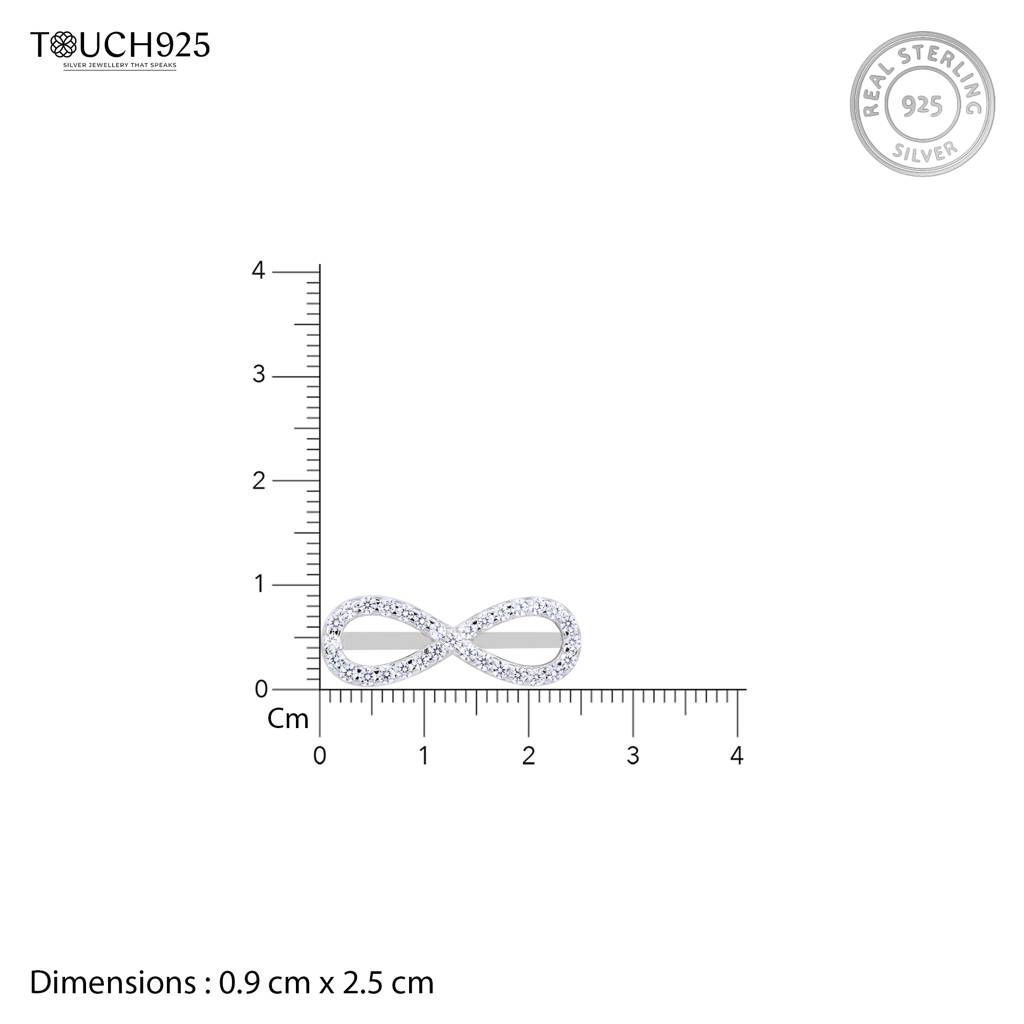 Silver Infinity Watch Charm : PCH197