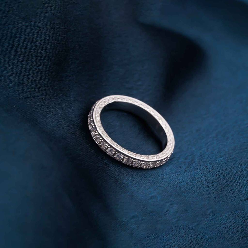 1.25Ct Moissanite Full Eternity Stellar Wedding Band : ZLM10024_10