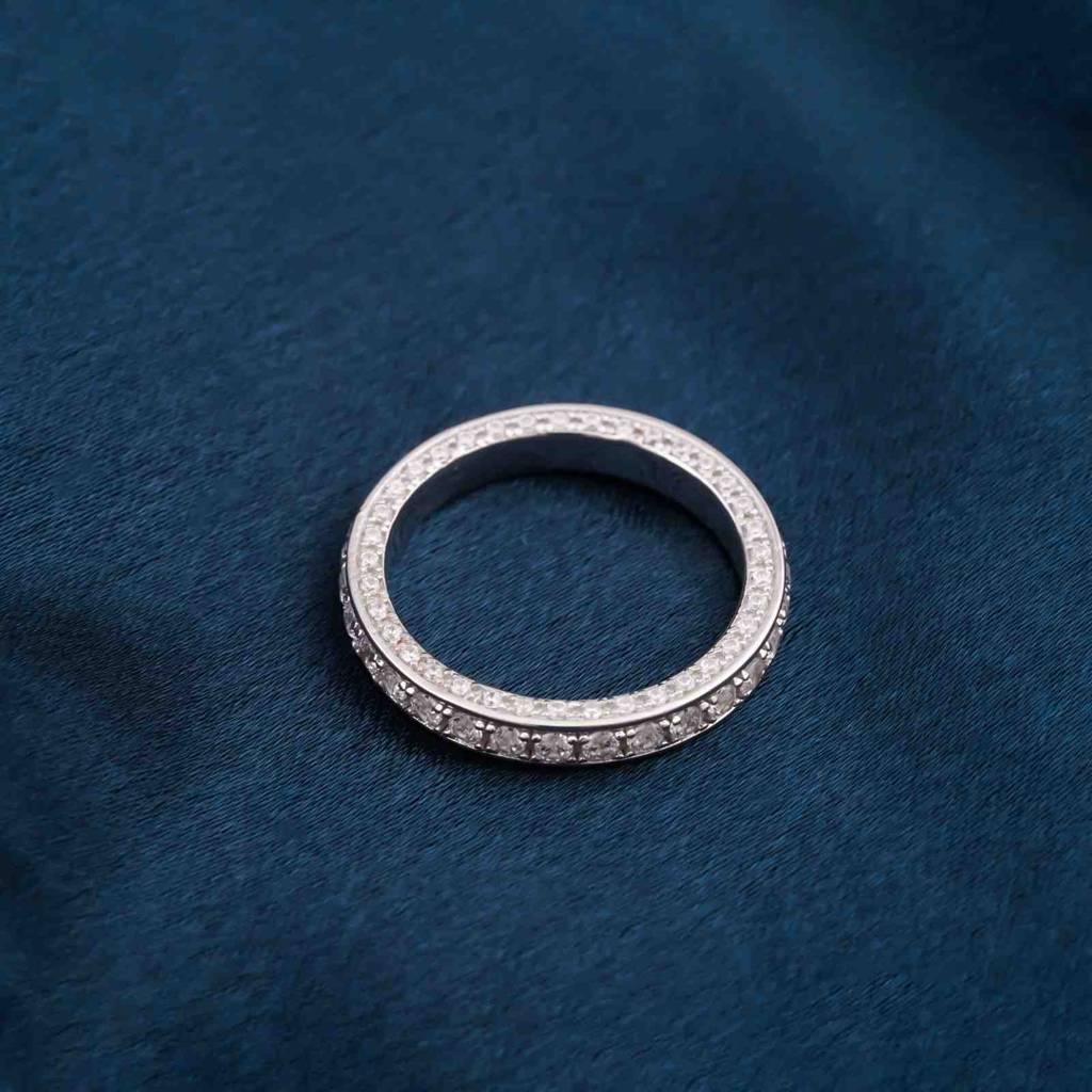 1.25Ct Moissanite Full Eternity Stellar Wedding Band : ZLM10024_10