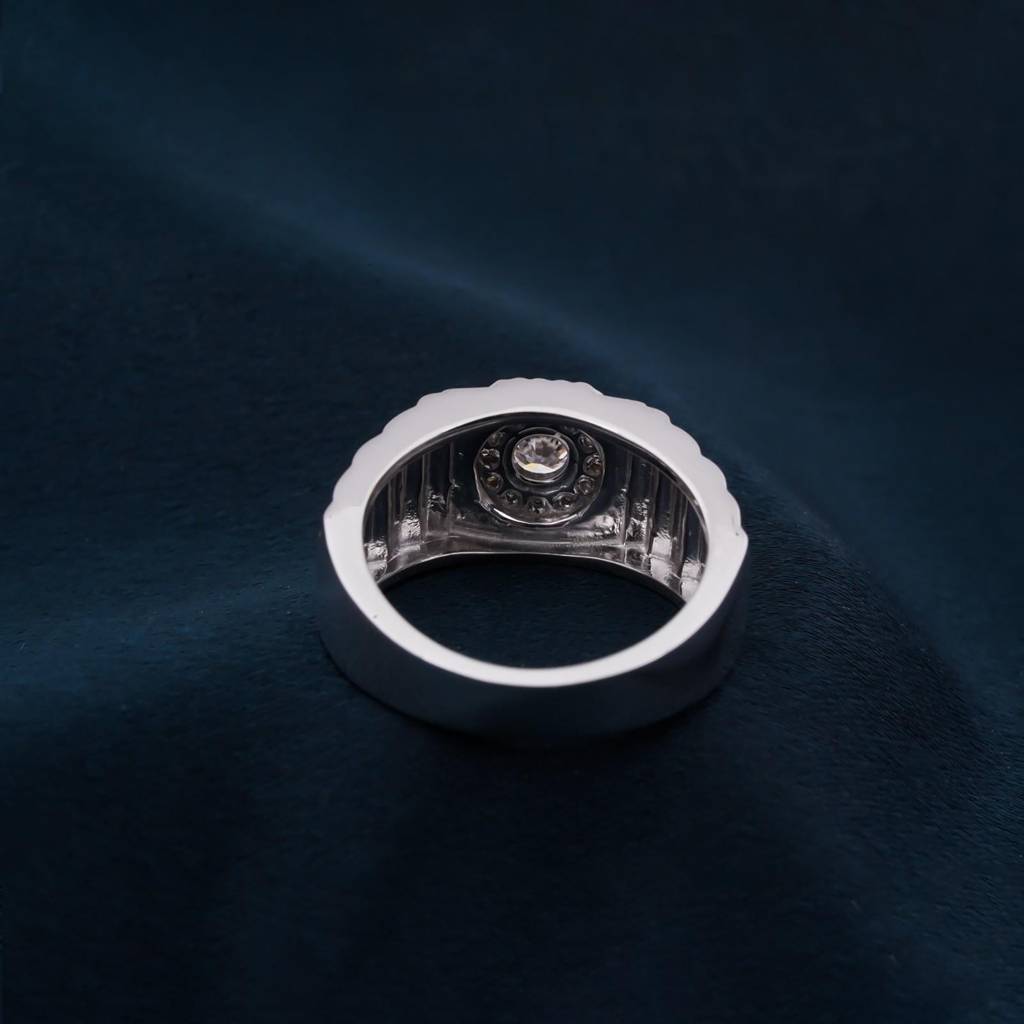 0.75Ct Moissanite Fancy Watch Style Ring For Men'S : ZLM10019_14