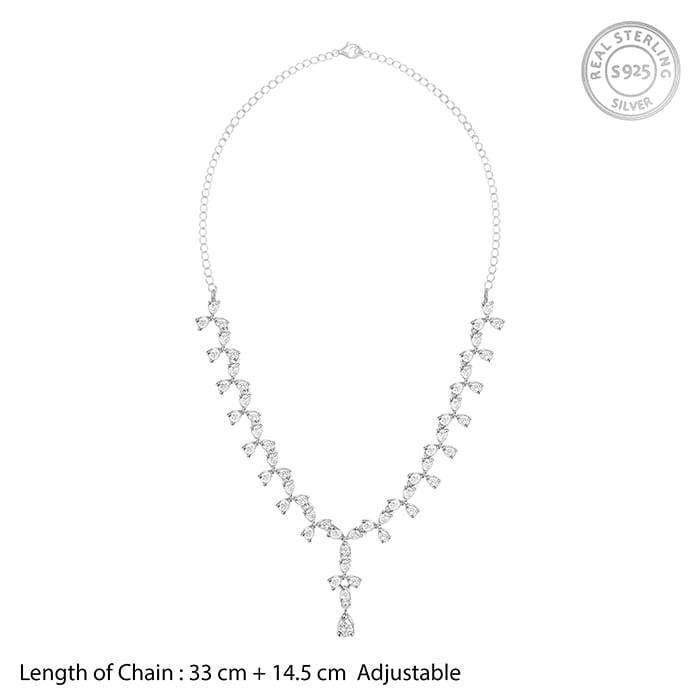 Giva 925 Silver Sparkling Beauty Set| Gifts For Women And Girls | With Certificate Of Auth : PD01095ER01058