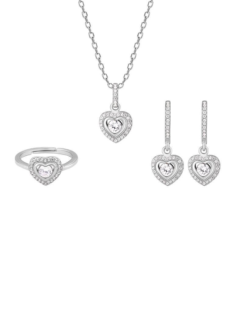 GIVA 925 Sterling Silver Love Of My Life Set of Three