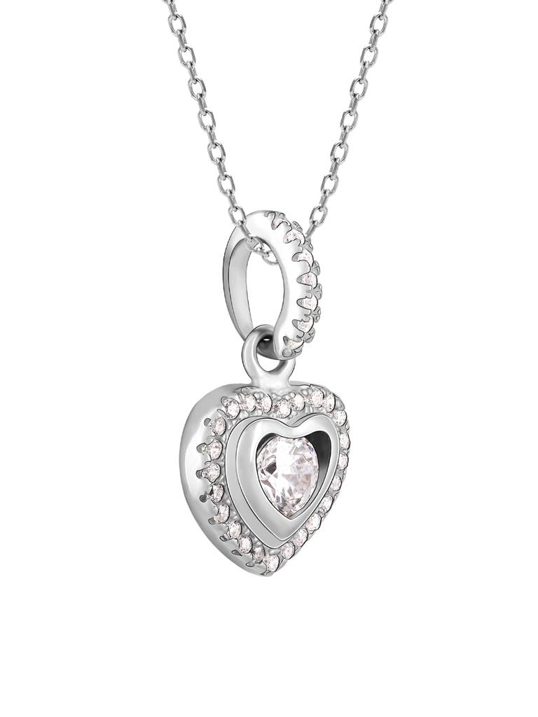 GIVA 925 Sterling Silver Love Of My Life Pendant with Link Chain