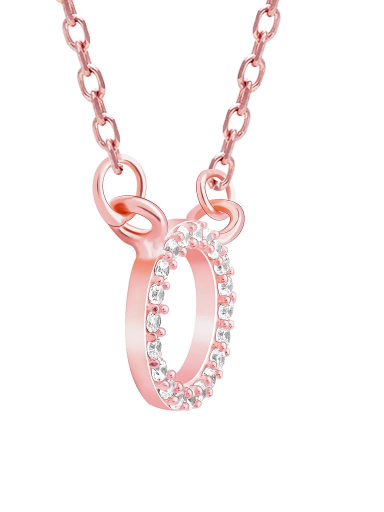 GIVA 925 Sterling Silver Rose Gold Connected for Life Mangalsutra